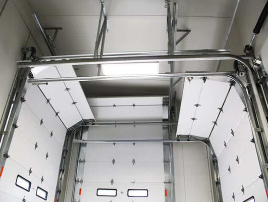 50 mm-80 mm di porta di garage isolante a sezione con vetroresposizione di vinile o spazzola