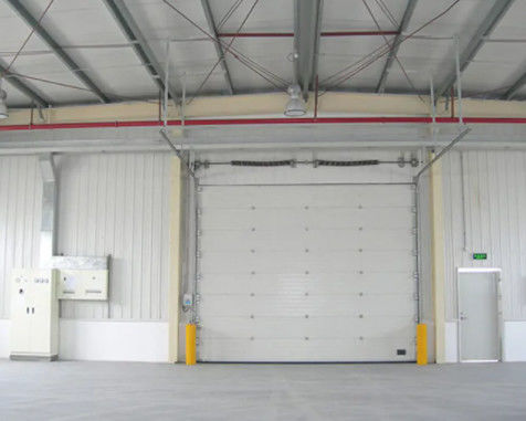 50 mm-80 mm Dichiarazione di porta di garage isolante resistenza alle intemperie per commercio verticale