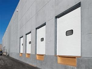Le porte sezionali isolate termale ricoprenti della polvere Sus304 pizzicano resistente per il magazzino