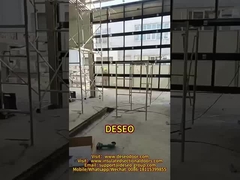 Porta di garage a sezione impermeabile in lega di alluminio con pannelli di vetro Prezzo di fabbrica alluminio senza cornice