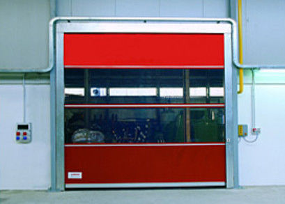 Industria Fast Rapid Roller Door Automatic Rolling Shutter Isolamento termico in PVC