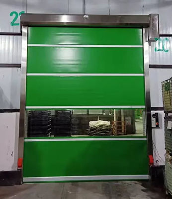 Tenda di plastica 50HZ 1.50KW del PVC della chiusura lampo del rullo dell'otturatore rapido a riparazione automatica delle porte
