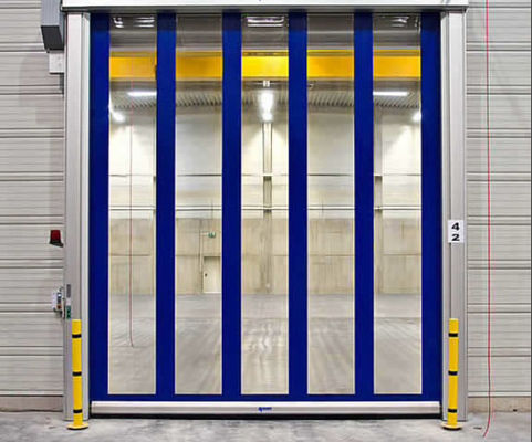 Porte rapide a basso rumore della tenda del rullo del PVC per l'otturatore automatico del tessuto dell'officina