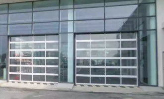 Vetro commerciale a piena vista su misura della lega di alluminio delle porte sezionali trasparenti del garage