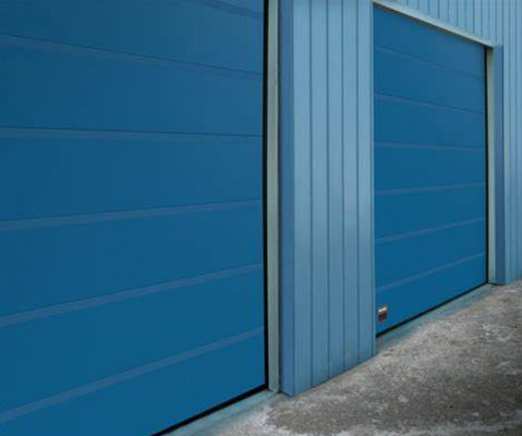 650N/M2 Pressione del vento Porte sezionali industriali Porte sezionali a cielo aperto Porte di garage Porta moderna di qualità standard europea