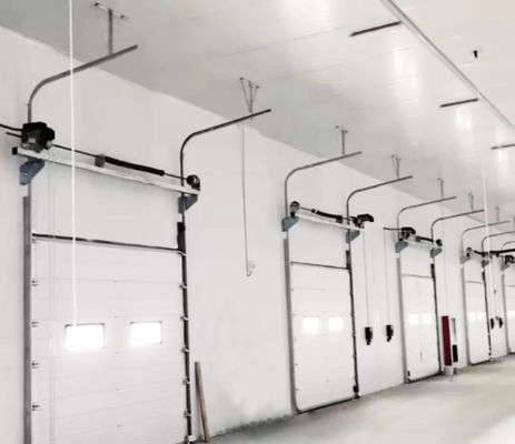 Porte sezionali isolanti in alluminio per controllo remoto di efficienza energetica