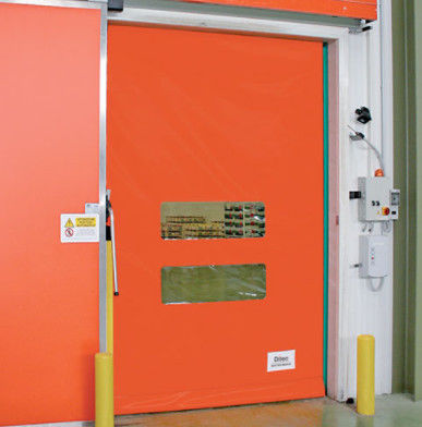 Porte trasparenti a rulli veloci a azione rapida magazzino elettrico in PVC cerniera ad alta velocità