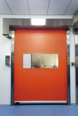 Trasparente Fast Roller Shutter Doors Manual Operation Servo in acciaio galvanizzato