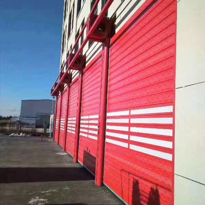 Porte a cielo aperto per stazioni di pompieri e porte di ascensori industriali