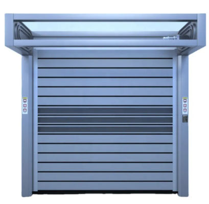 Esterno veloce di alluminio a rotolamento porta a spirale ad alta velocità alimentazione 220V / 50HZ duratura