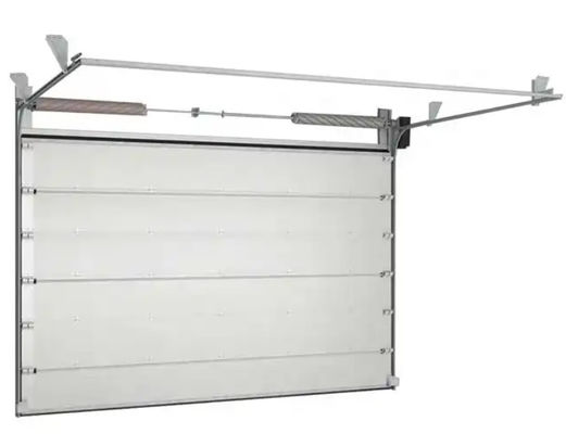 Immagazzino industriale Cerniere di sollevamento verticale Porta aerea sezionale spessore 50 mm-80 mm Porta di garage sezionale isolata