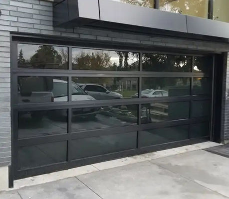 Moderno di alluminio porta sezionale manuale o isolamento acustico automatico pannello bianco/marrone/grigio/nero