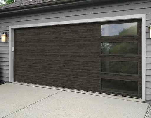 Porta di garage isolante in acciaio di ventilazione per esigenze personalizzate