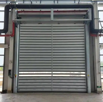 Porta a spirale trasparente ad alta velocità in alluminio industriale Sicurezza ed efficienza in una porta rapida automatica industriale