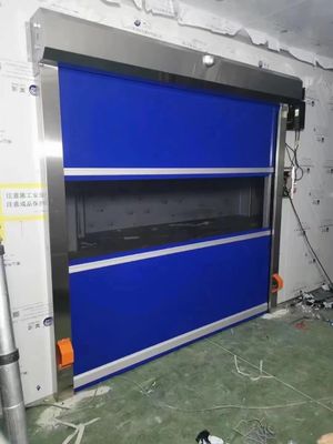 Porta a rulli veloci di sicurezza con sicurezza e durabilità vendita all'ingrosso facile installazione PVC senza manutenzione