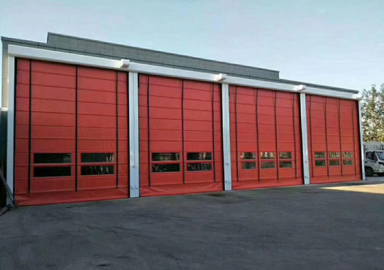 Porta a rulli veloci di sicurezza con sicurezza e durabilità vendita all'ingrosso facile installazione PVC senza manutenzione