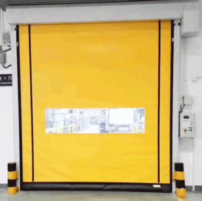 Moderna sicurezza Isolamento termico Porta a rulli rapidi con riduzione del rumore e resistenza alle intemperie Zipper auto riparazione porta