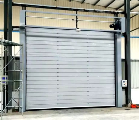 Porta a spirale ad alta velocità con controllo PLC a 0,8 m/s Sistema di sicurezza del sensore fotoelettrico