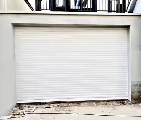 Porta a sezione a doppio guscio in acciaio con maniglia chiudibile a controllo remoto Verticale Porta a rullo a gara