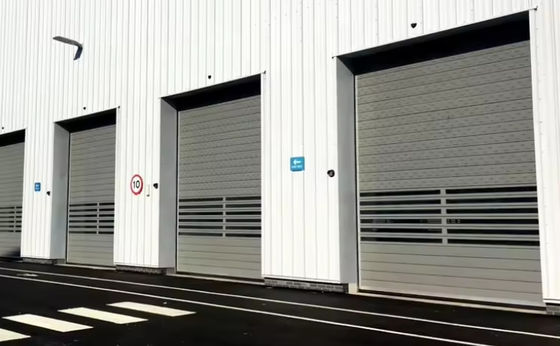 Porta a spirale a velocità controllata da PLC con velocità di apertura e chiusura di 0,8 m/s