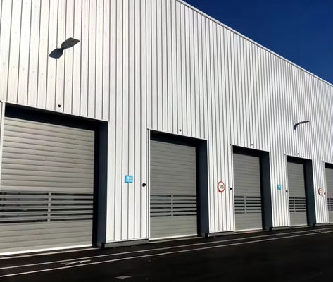 Porta a spirale a velocità controllata da PLC con velocità di apertura e chiusura di 0,8 m/s