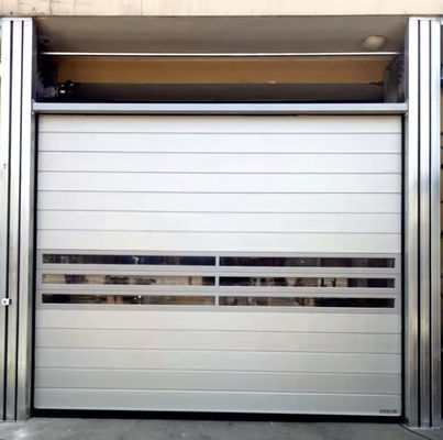 Porta a spirale di velocità con apertura a 0,8 m/s Potenza motore 0,75KW Sistema di sicurezza del sensore fotoelettrico