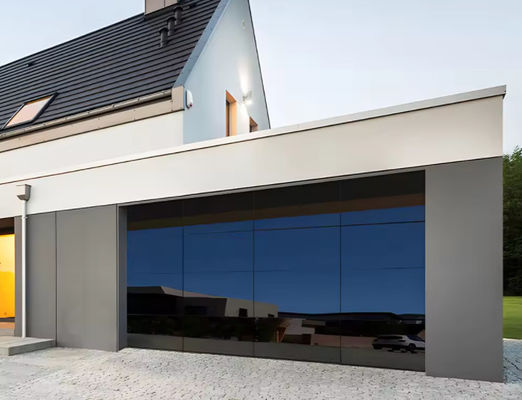 Porta sezionale in alluminio di sicurezza con eccellente superficie rivestita di polvere isolante in bianco/marrone/grigio/nero