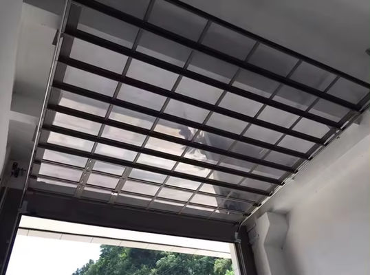 Porta di sicurezza in alluminio a sezione con vetro a doppio vetro in vari colori