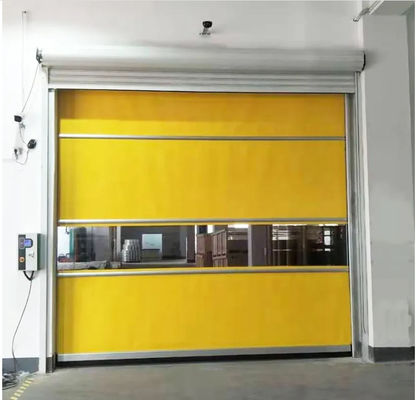 Porta a rulli veloci industriali con resistenza alle intemperie e isolamento