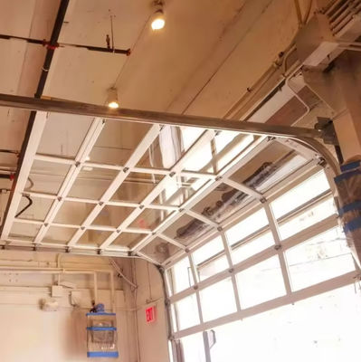 Porta sezionale in alluminio rivestita in polvere con doppio vetro eccellente isolamento porta sezionale in vendita diretta