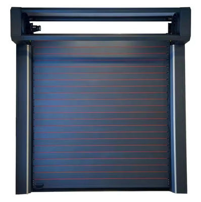Legatura di alluminio 0,75KW Motor PLC velocità controllata spirale Apri porta con 220V alimentazione elettrica porta industriale di alta qualità