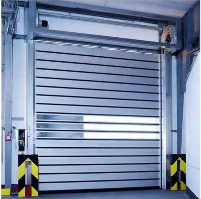 Legatura di alluminio 0,75KW Motor PLC velocità controllata spirale Apri porta con 220V alimentazione elettrica porta industriale di alta qualità