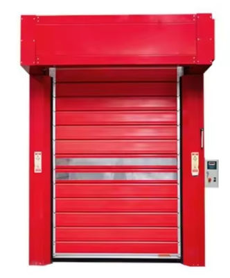 Porta a spirale in alluminio con sistema di controllo PLC di potenza di motore di 0,75 kW Vendite dirette del produttore