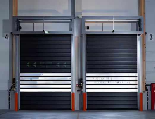 Porta a spirale in alluminio con sistema di controllo PLC di potenza di motore di 0,75 kW Vendite dirette del produttore