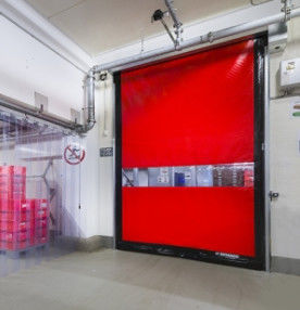 304 Acciaio inossidabile Isolato termico velocità veloce rotolo in PVC chiusura porta commerciale velocemente automatico
