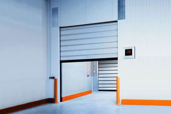 Porta a spirale a velocità controllata da PLC per una maggiore sicurezza Velocità di apertura veloce per parcheggi sotterranei