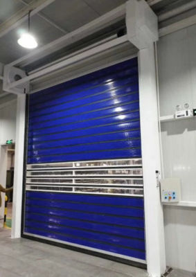 Efficienza di sicurezza della porta a spirale trasparente in alluminio ad alta velocità