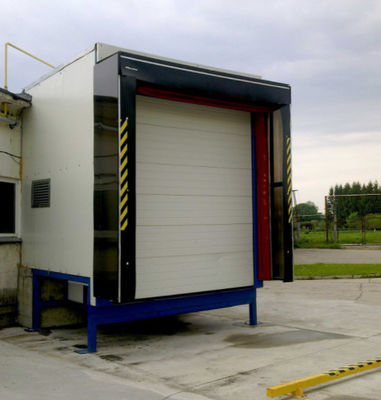 Moderno sistema di carico regolabile Dock Door Shelter Con PVC Materiale di gomma di plastica Meccanico Dock Shelter