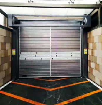 Porta rotante a spirale automatica industriale di alluminio metallico a velocità termica isolata di alluminio in lega a spirale