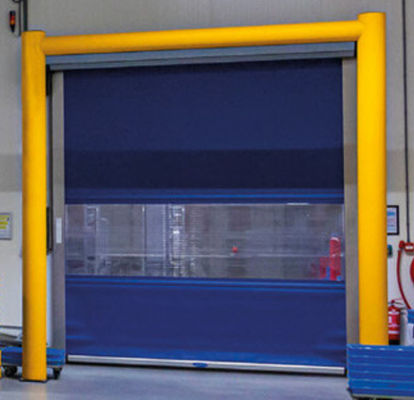 Porta a rulli veloci a bassa manutenzione struttura in acciaio resistente alle intemperie porta logistica automatica ad alta velocità
