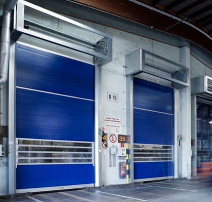 Porte a copertura in acciaio in polvere, isolanti, resistenti alle intemperie Porte sezionali, porte industriali, ascensori verticali
