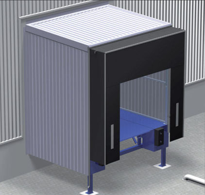 Contenitore per tende in PVC per magazzino su misura
