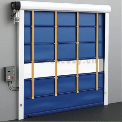 Controllo remoto Moderno stile PVC Rapid Shutter Door Con Isolamento Termico