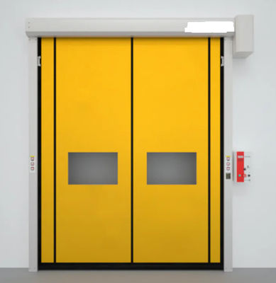 Isolazione veloce rotolo su persiana zipper porta con 304 acciaio inossidabile Pvc zipper automatico porta veloce
