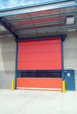 Porte a rulli veloci motorizzate per magazzini ad alta sicurezza