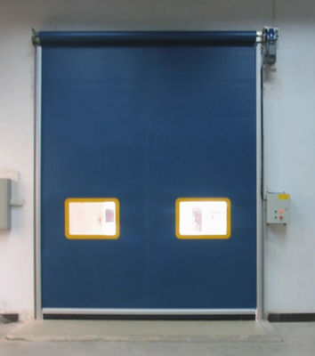 Porta a velocita' elevata, customizzata in PVC, con serratura veloce, in acciaio inossidabile e chiusura a cerniera di controllo intelligente.