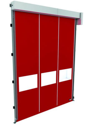 Alta Sicurezza Personalizzazione Alta Velocità PVC Roll Up Rapid Shutter Door 304 in acciaio inossidabile