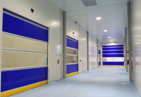 Porte a rulli rapidi insonorizzate con isolamento termico magazzino riparazione rapida porta in PVC a zip veloce