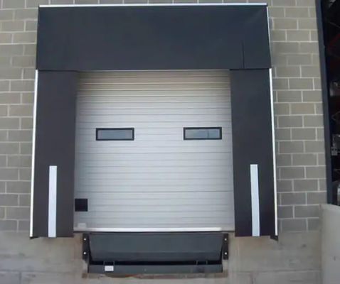 Protezione dagli elementi Sistema di carico regolabile Dock Door Shelter con PVC Plastic Rubber Function Car Docking Shelter