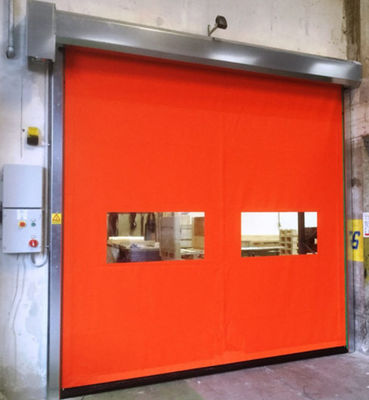 Isolamento elettrico impermeabile ad alta velocità PVC rotolo a veloce chiusura porta 304 in acciaio inossidabile materiale per il funzionamento automatico ed efficienza